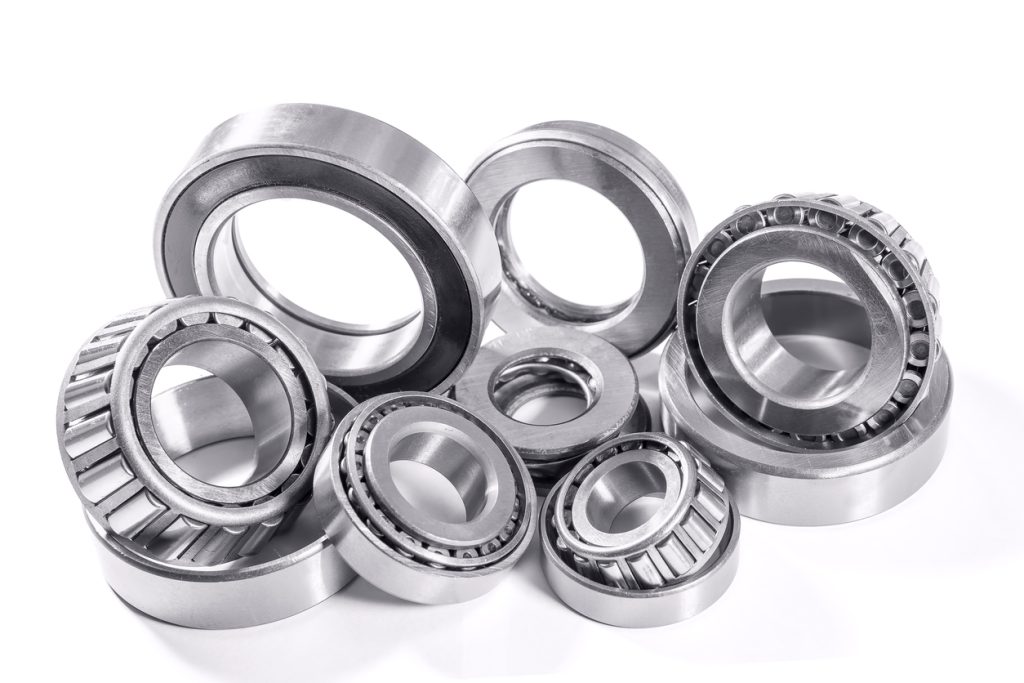 A closeup of CNC machined parts