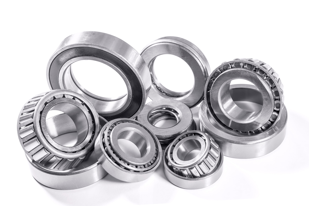 A closeup of CNC machined parts